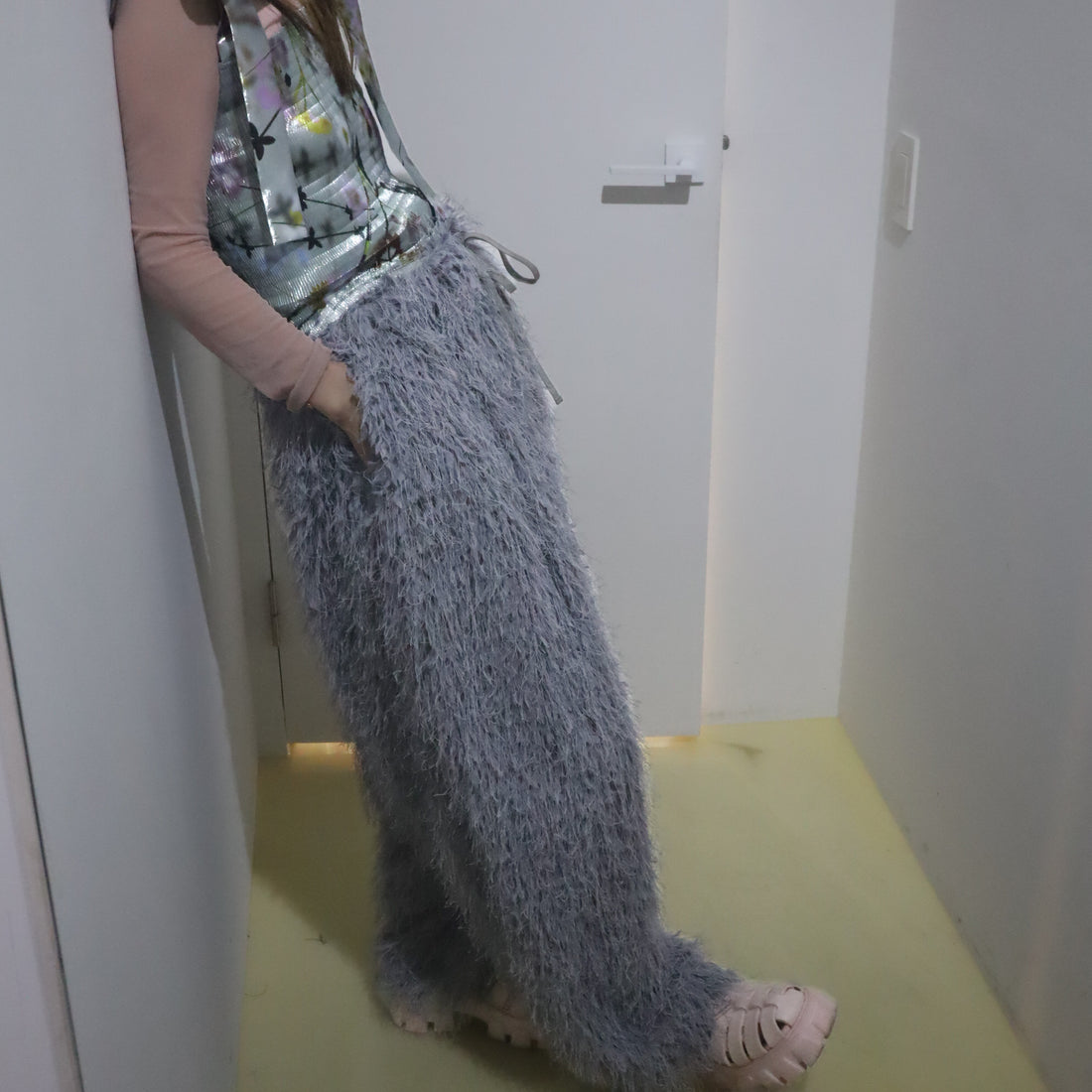 ANIGIG  LAZY DAY LOUNGE LONG PANTS FEATHER