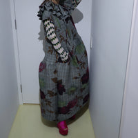 JULIA HEUER  MAYA HANDPLEATED DRESS IN ROSALIND