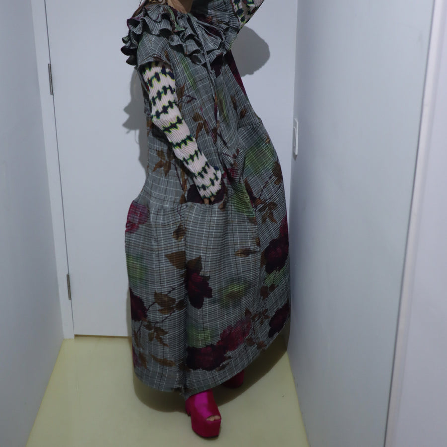 JULIA HEUERMAYA HANDPLEATED DRESS IN ROSALIND