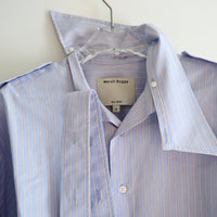 MERYLL ROGGE  DECONSTRUCTED SHIRT PALE BLUE
