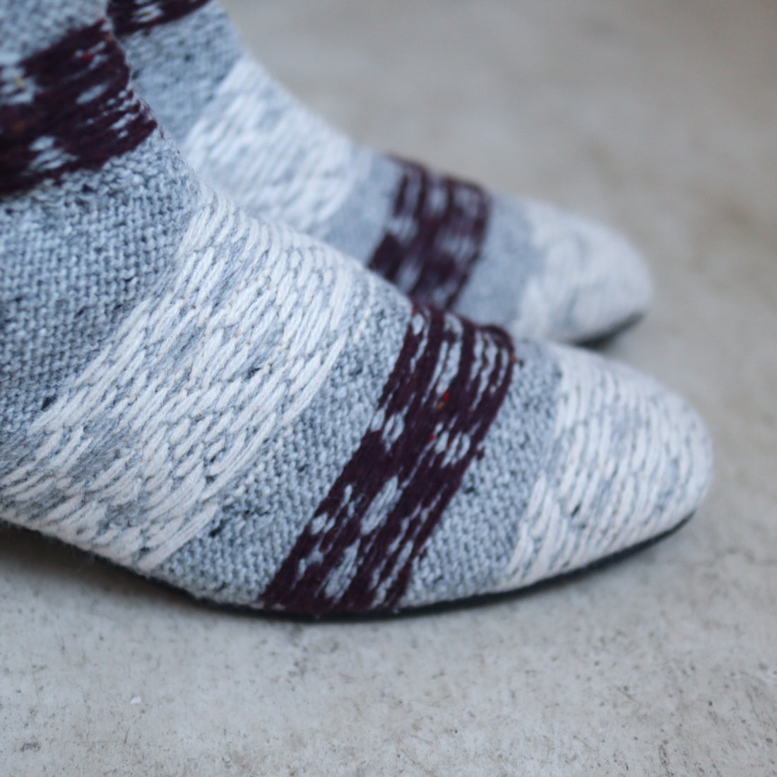 MERYLL ROGGE×GROUNDS  FAIRISLE BOOTS