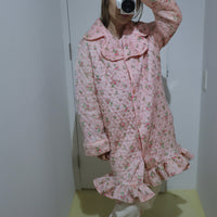 ANIGIG  PUDDING COAT LONG PINK