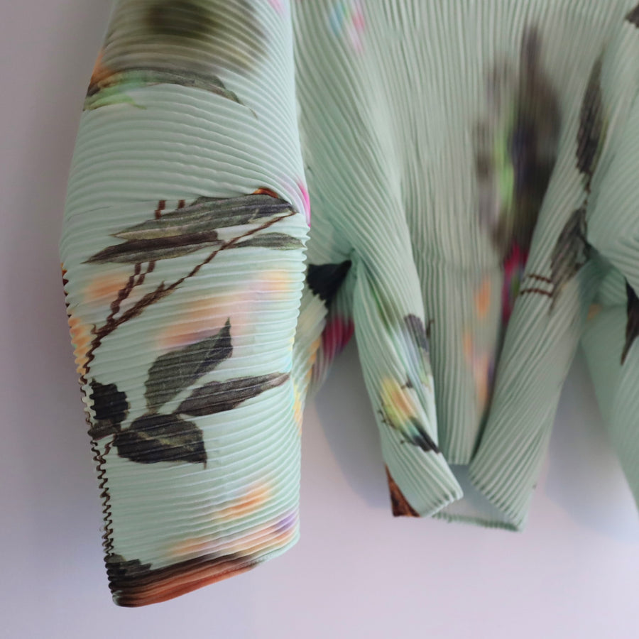 JULIA HEUERPOLLUX HANDPLEATED TOP IN EDWARD