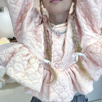 ANIGIG  VINTAGE FRILL JACKET"PINK"