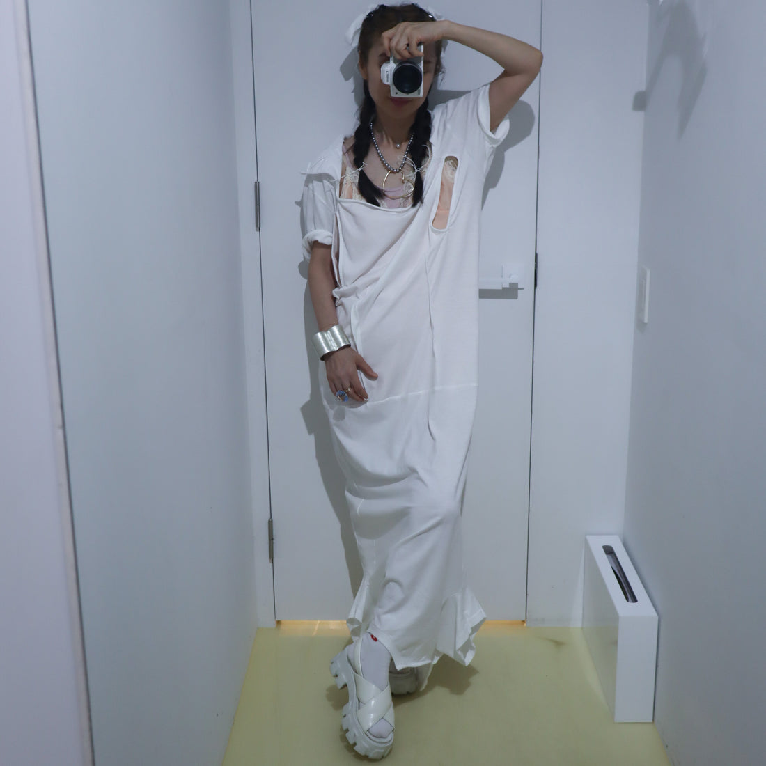 FACON JACMIN  RICH UPCYCLED LONG DRESS