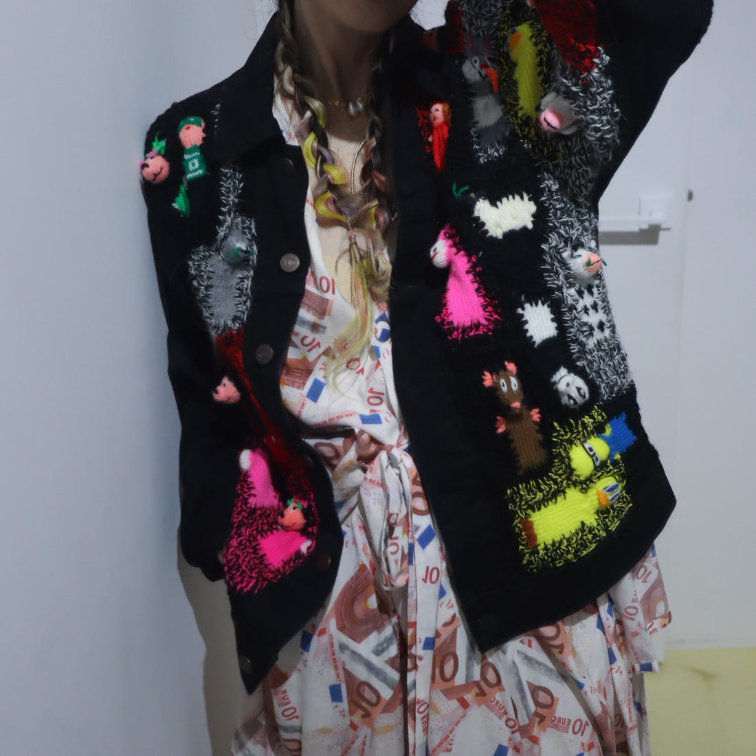 LOU DE BÈTOLY  KNITTED DOLLS JACKET