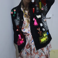 LOU DE BÈTOLY  KNITTED DOLLS JACKET
