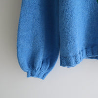 SOFIO GONGLI  PULLOVER KNIT BLUE