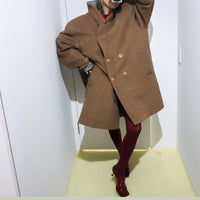 ANIGIG  FINEST MATERIALS COAT “E“ BROWN