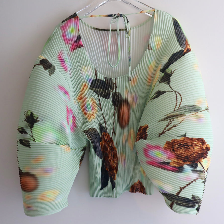 JULIA HEUERPOLLUX HANDPLEATED TOP IN EDWARD