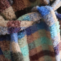 FRANZIUS  TOWEL COAT LIGTH  GREEN  CHECK