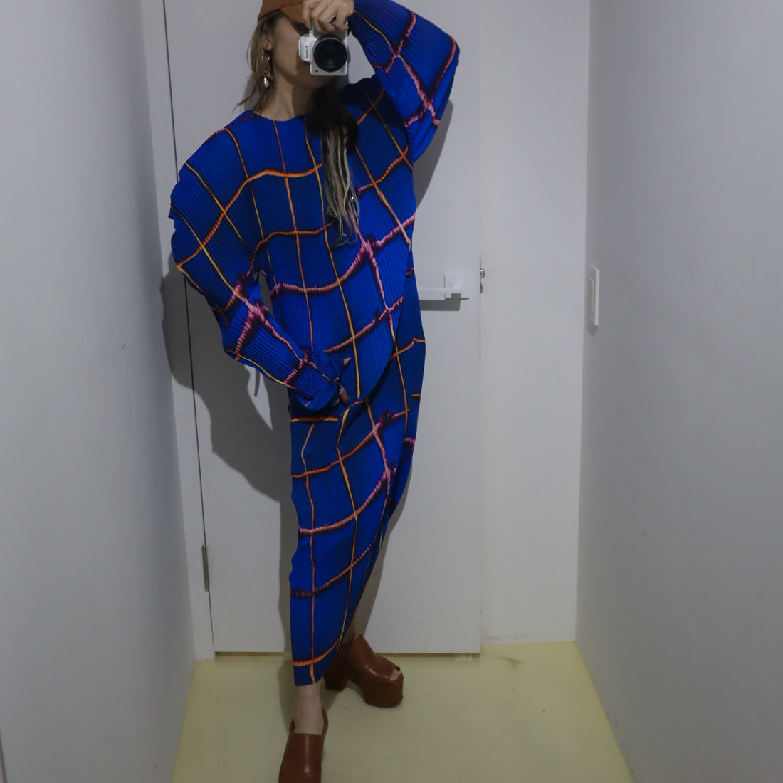 JULIA HEUER  MASHA HANDPLEATED DRESS IN  HARALD