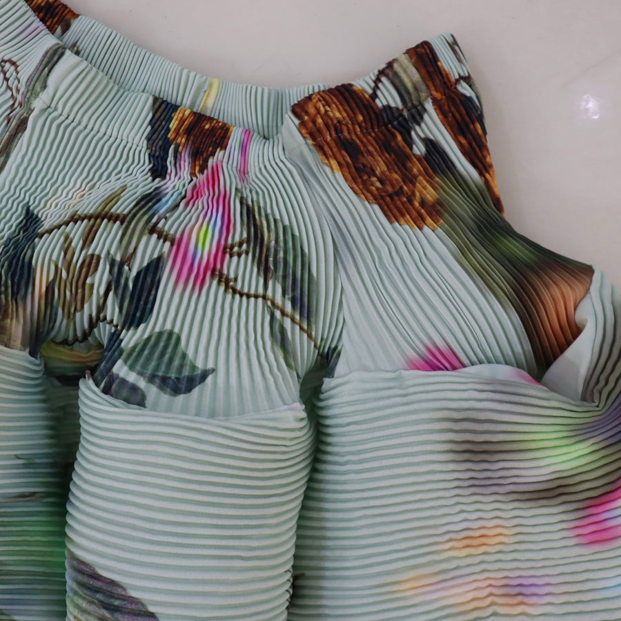 JULIA HEUERKENZA HAND PLEATED SKIRT IN EDWARD GREEN