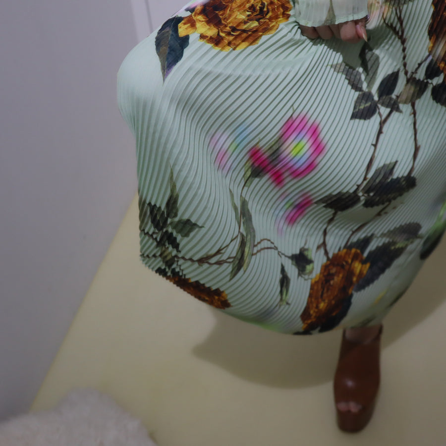 JULIA HEUER EKKE PLEATED SKIRT IN EDWARD