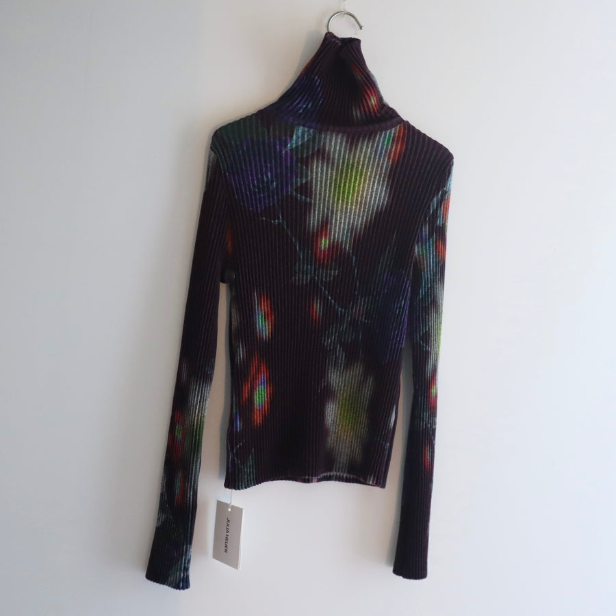 JULIA HEUERRU PLEATED KNIT PULLOVER IN EDWARD