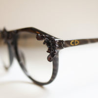 ANIGIG  MOLDING GLASSES DARK BROWN×GRAY