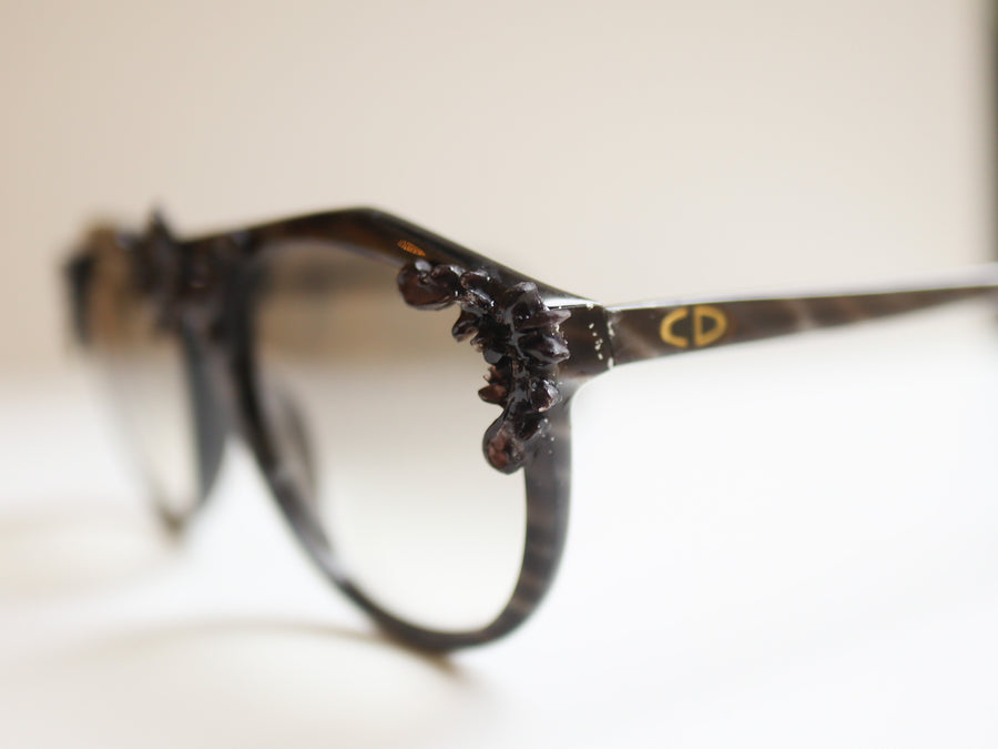 ANIGIGMOLDING GLASSES DARK BROWN×GRAY