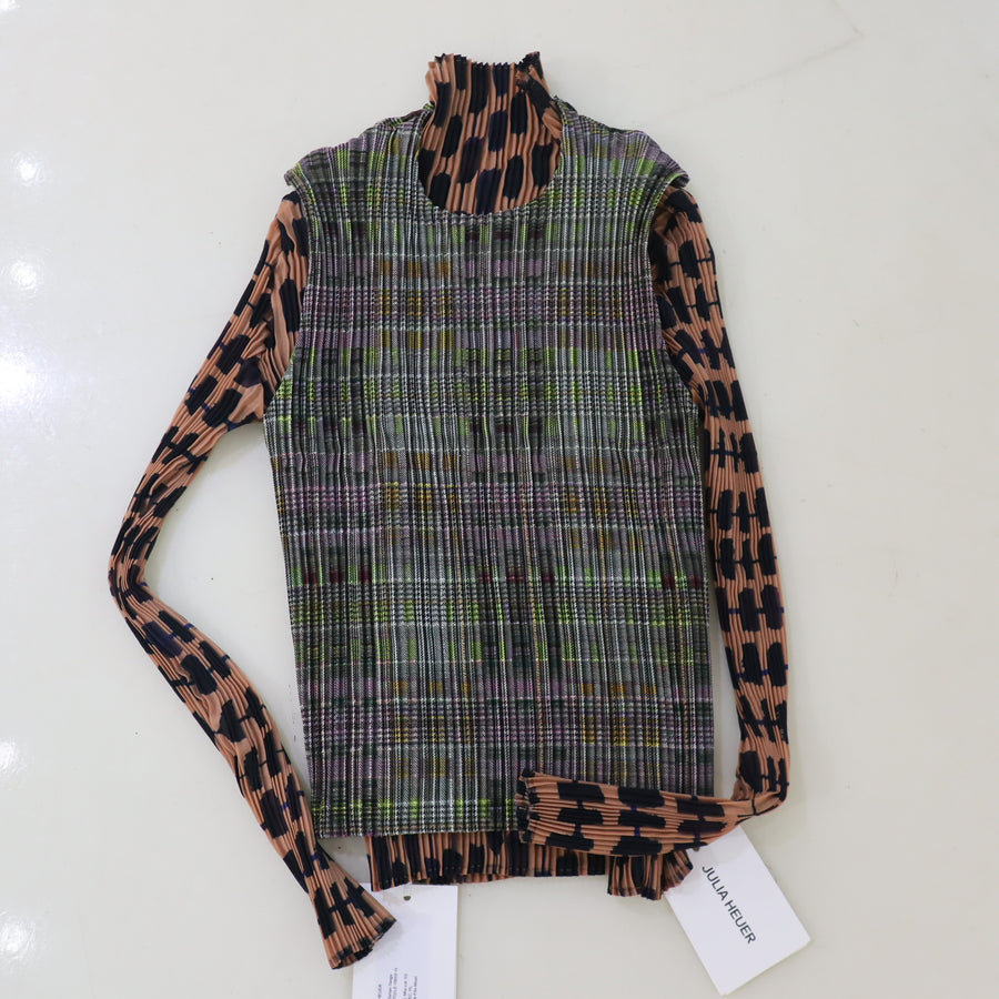 JULIA HEUERLEE PLEATED TOP IN MIA