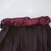 MIKIOSAKEBE  SHRINK PLEATS MINI SKIRT