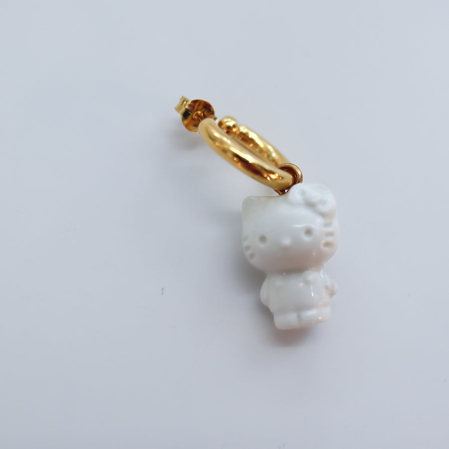 ANDRESGALLARDOHELLO KITTY SINGLE HOOP EARRING