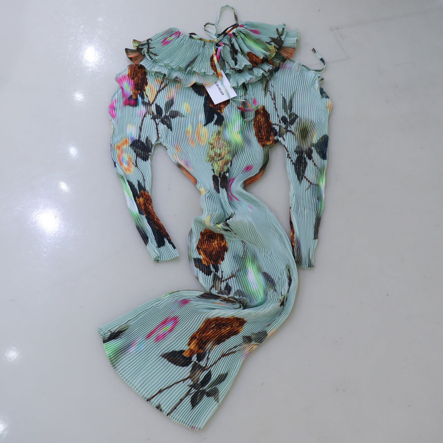 JULIA HEUERMASHA HANDPLEATEDIN DRESS IN EDWARD