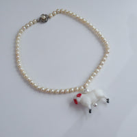 ANIGIG  SECRET ANIMAL PEARL NECKLACE