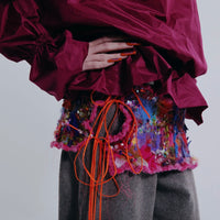 MATHILDE HIRON  MILLEFIORI FELT BELT