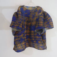 JULIA HEUER  ROBIN HANDPLEATED TOP IN MALIK