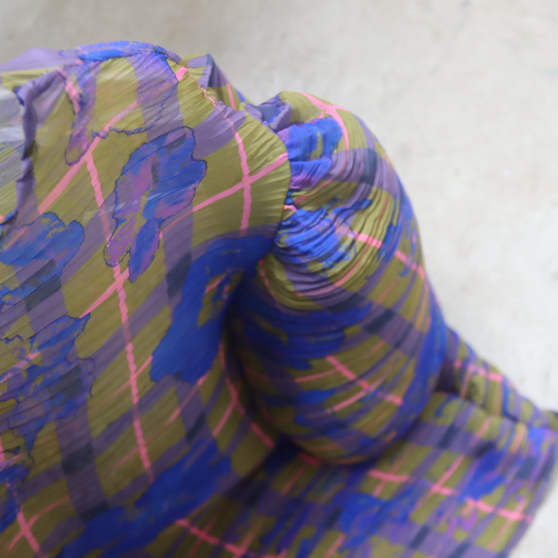JULIA HEUER  ROBIN HANDPLEATED TOP IN MALIK