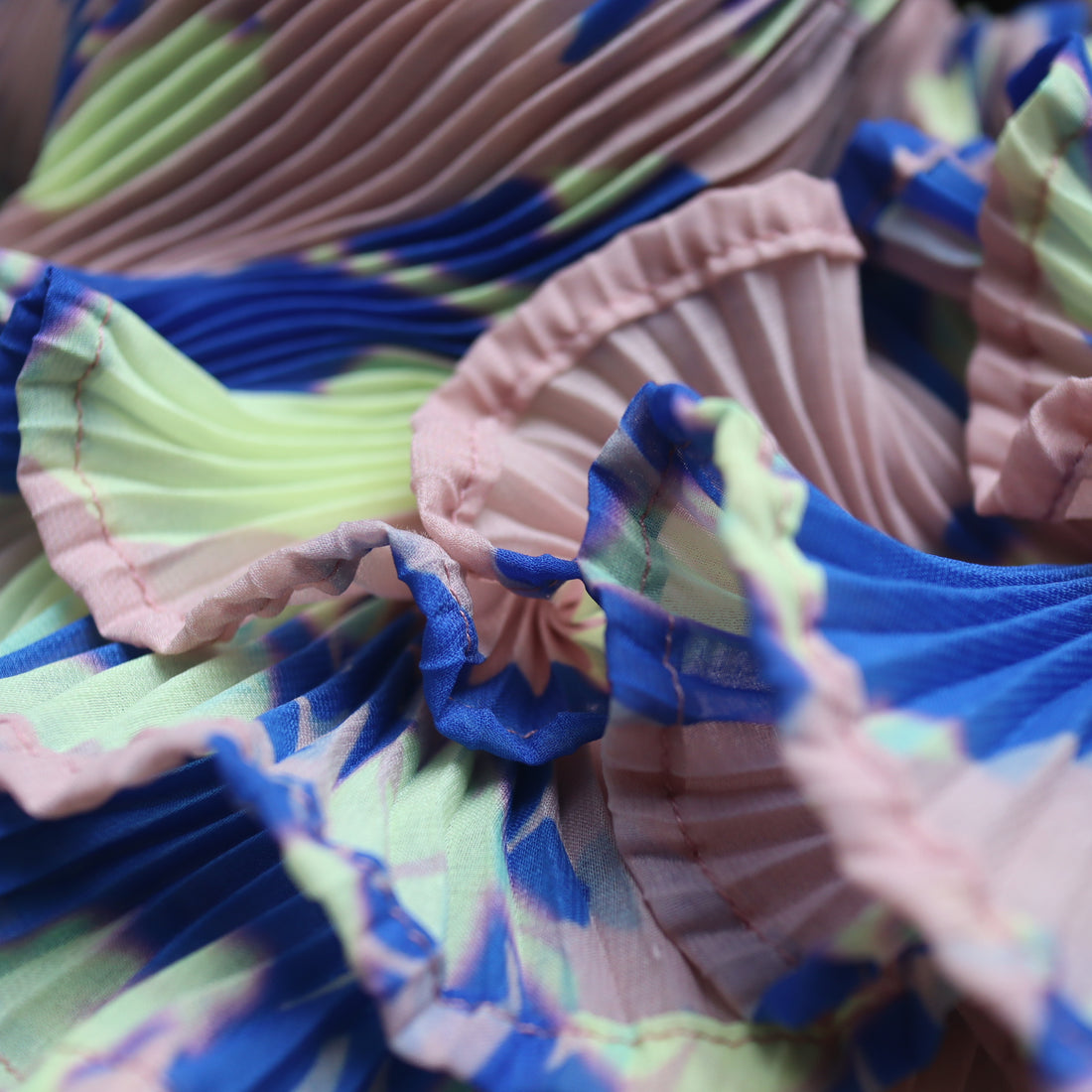 JULIA HEUER  WINNIE PLEATED COLLAR IN BLUSH INGRID