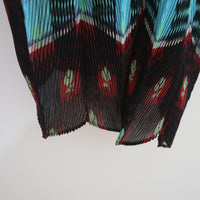 JULIA HEUER  SUE HANDPLEATED KAFTAN IN LIGHT HELGE