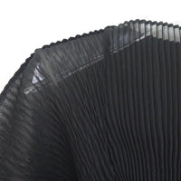 JULIA HEUER  RANA HANDPLEATED TOP IN BLACK
