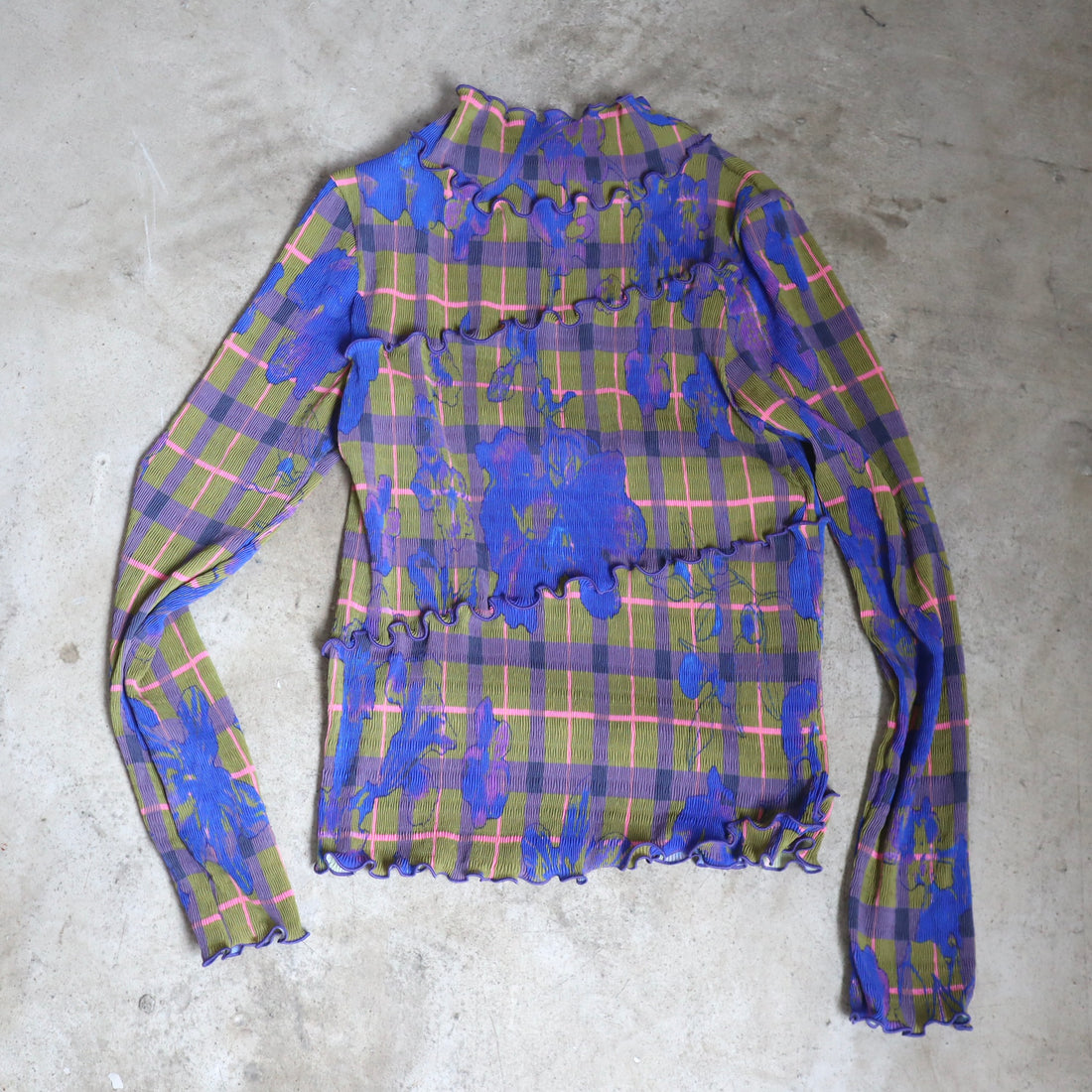 JULIA HEUER  KARL SMOCK PLEATED TOP IN MALIK