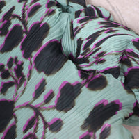 JULIA HEUER  ROBIN HANDPLEATED TOP IN PEPPERMINT INGRID