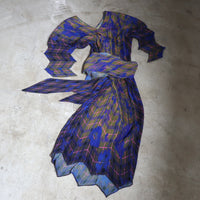 JULIA HEUER  SUE HANDPLEATED KAFTAN IN MALIK