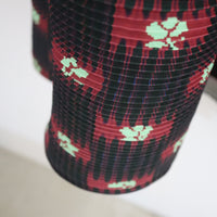 JULIA HEUER  PAX HANDPLEATED DRESS IN RUBY ROMAN