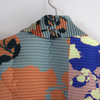 JULIA HEUER  JOHAN HANDPLEATED COAT IN
PATCHWORK INGRID