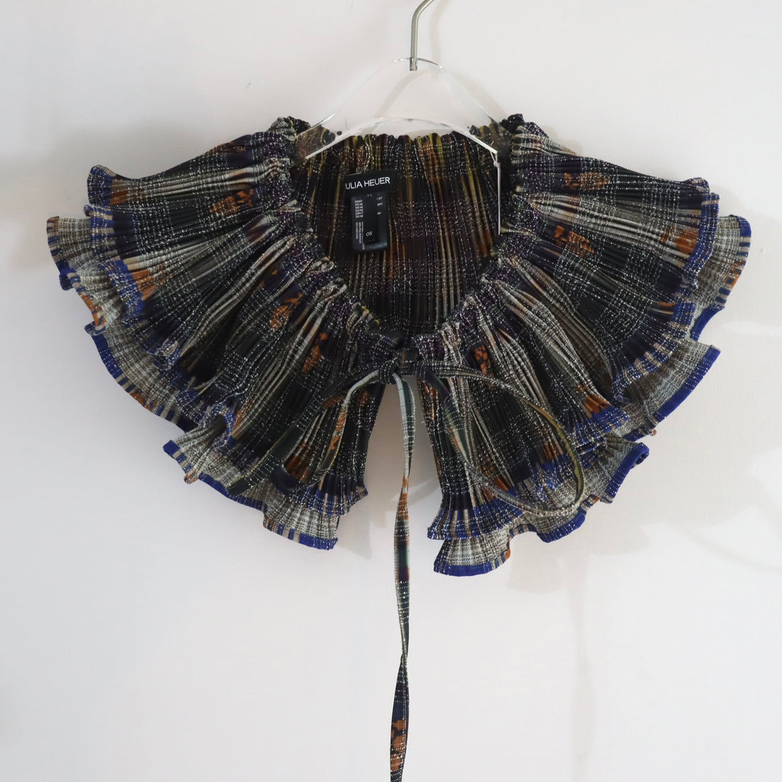 JULIA HEUER  WINNIE PLEATED COLLAR IN HELGE