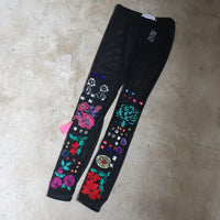 LOU DE BÈTOLY  EMBROIDERED LEGGINGS