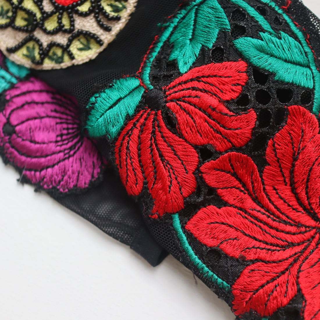 LOU DE BÈTOLY  EMBROIDERED LEGGINGS