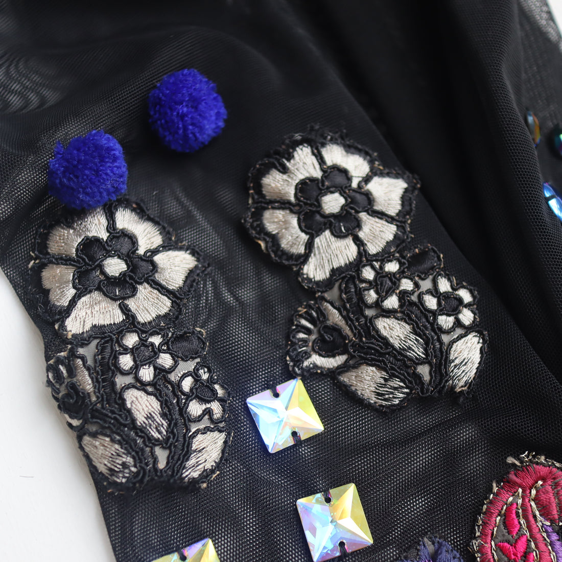 LOU DE BÈTOLY  EMBROIDERED LEGGINGS