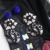 LOU DE BÈTOLY  EMBROIDERED LEGGINGS