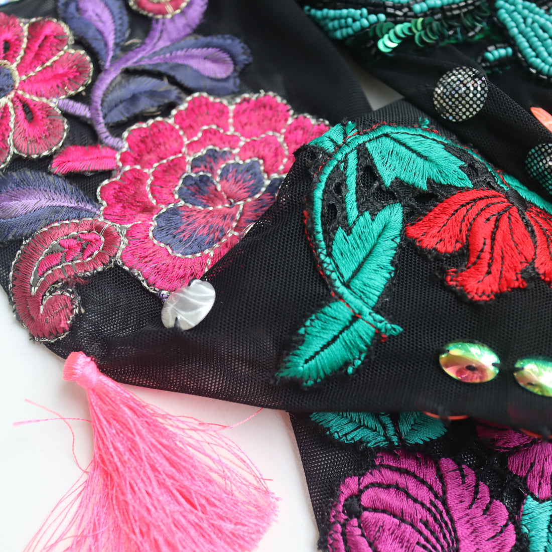 LOU DE BÈTOLY  EMBROIDERED LEGGINGS