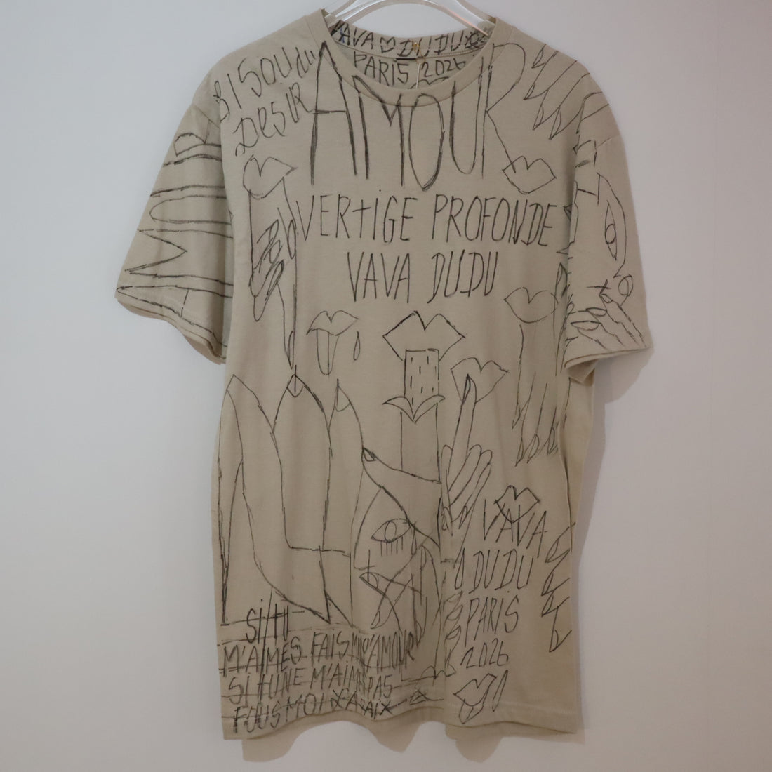 VAVA DUDU  PAINTED T-SHIRTS “X”