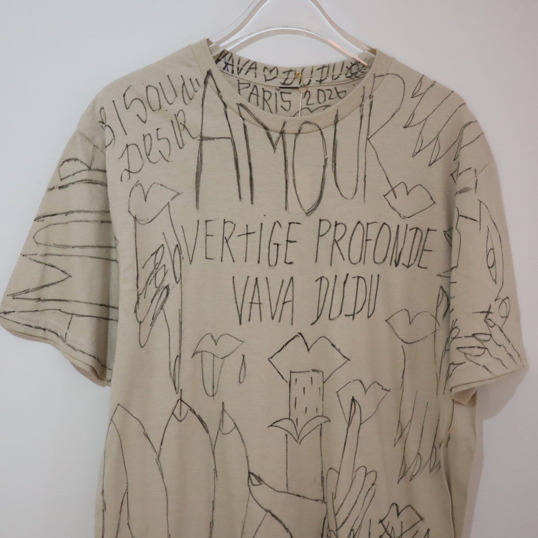VAVA DUDU  PAINTED T-SHIRTS “X”