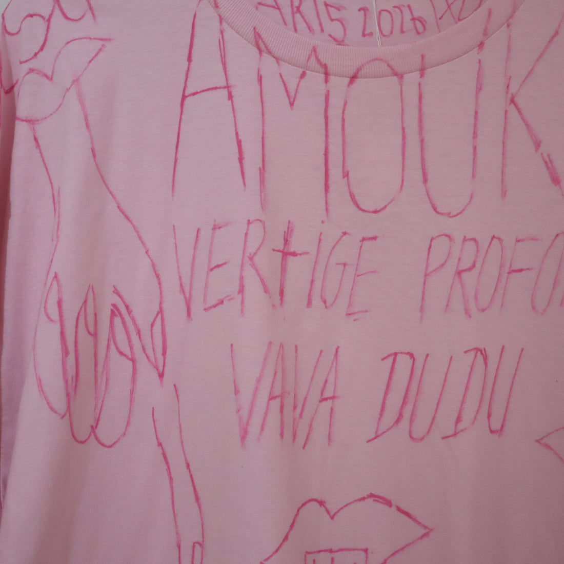 VAVA DUDU  PAINTED T-SHIRTS ”E”