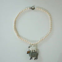 ANIGIG  SECRET ANIMAL PEARL NECKLACE