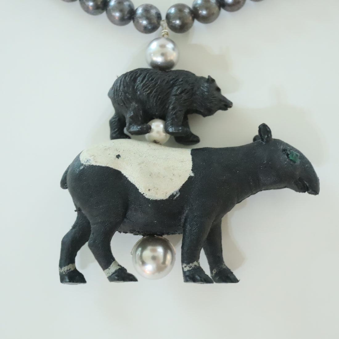 ANIGIG  SECRET ANIMAL PEARL NECKLACE