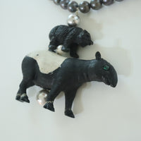 ANIGIG  SECRET ANIMAL PEARL NECKLACE