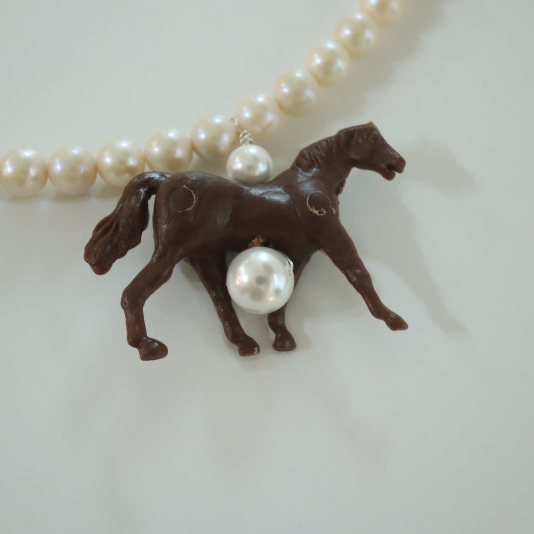 ANIGIG  SECRET ANIMAL PEARL NECKLACE